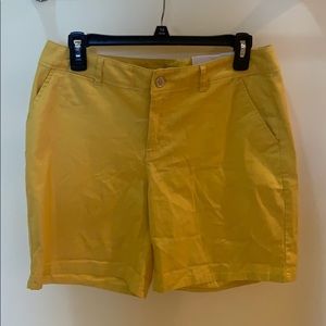 Cato yellow shorts